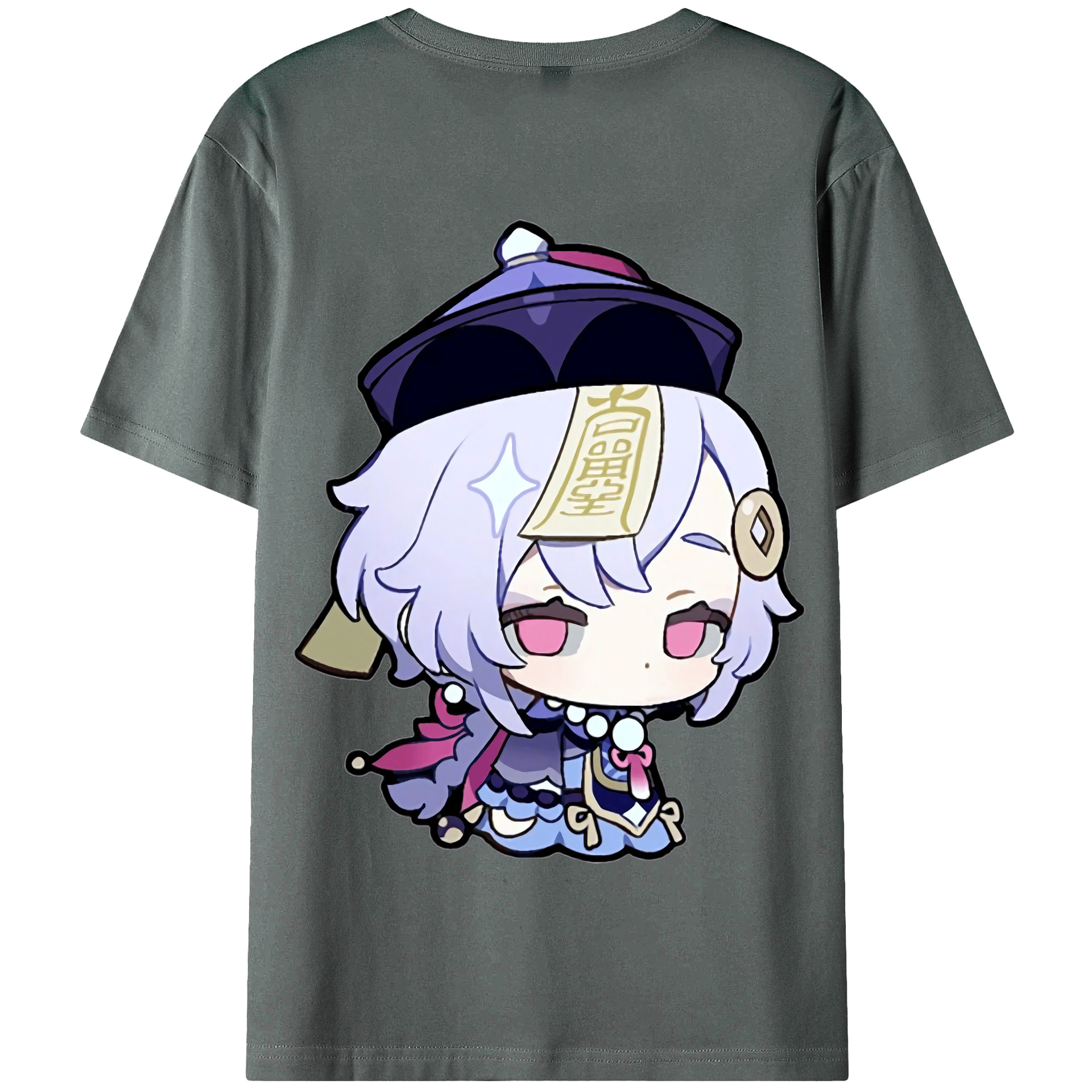 げんし神 七七 なな  genshin Nana 綿100％半袖Tシャツ（背面プリント）